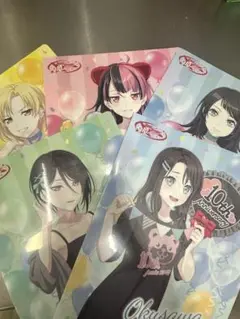 奥沢美咲 10周年記念クリアファイルセット