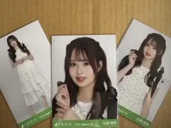 乃木坂46 生写真　シャーリングワンピ　真夏の全国ツアー　3種コンプ　佐藤璃果
