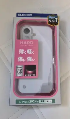 ELECOM iPhone16 2024秋 クリア ハードケース