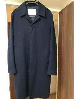 【超美品】マッキントッシュ ステンカラーコート ネイビー 38