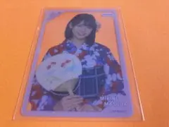 増田三莉音　乃木坂46 購入特典　C賞　個別クリアカード　8月ver