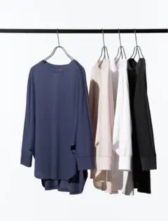 【美品】UNIQLO ドルマンスリーブT 7分袖 XL 白