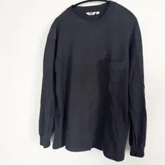 UNIQLO U ブラック 長袖カットソー S