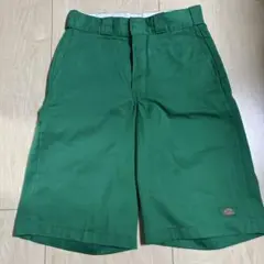 ディッキーズ　ハーフパンツ　緑