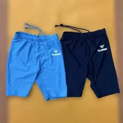 【hummel 】インナーパンツ 青と濃紺の2枚セット販売