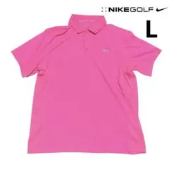 美品試着のみ　Nike Golf ピンク　半袖ポロシャツ L ナイキ　ゴルフ