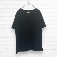 アースミュージック＆エコロジー　半袖Tシャツ　ブラック　シンプル　レディース　Ｍ