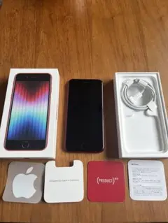 【SIMフリー】iPhone SE3 64GB レッド 75%
