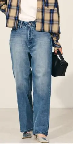 【新品】AMERICAN HOLHIC アメリカンホリック ワイドデニムパンツ