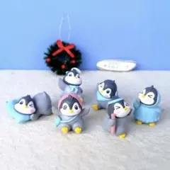 可愛いペンギン 6個セット 置物 飾り 小物 フィギュア