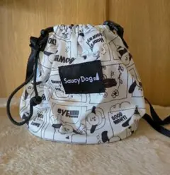 Saucy Dog巾着型バッグ