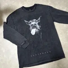 ヴィンテージ風 ロンＴ 犬