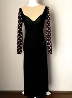 Marine Serre ★ロゴ刺繍黒ロングドレス 2025年最新】marine serre ワンピースの人気アイテム - メルカリ