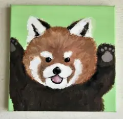 レッサーパンダの絵画