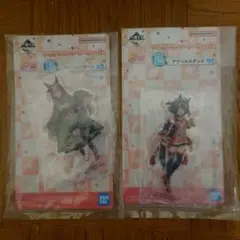 ウマ娘一番くじ6弾 E賞 アクリルスタンド キタサンブラック、サトノダイヤモンド