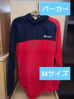 新品【Mサイズ】impal ハンドボール撥水トラックパーカー レッド/ブラック
