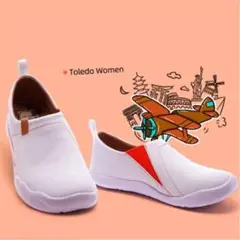 【値下げ中】 Toledo White - UIN ホワイト スリッポン