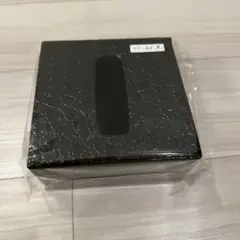 クロコ ティッシュケース ブラック 高級感◎