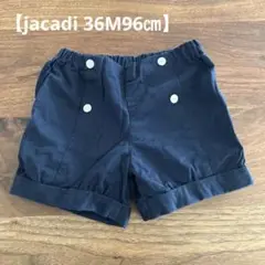 【jacadi】 ネイビーショートパンツ36M96㎝