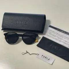 【新品未使用】FURLAフルラ レディース サングラス ブラック 黒 ケース付き