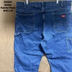 Dickies ディッキーズ デニムDenimペインターパンツ W42L30 ①