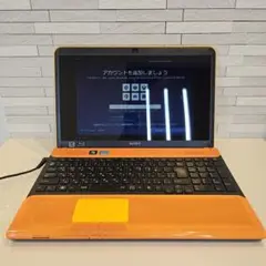 【win10】VAIO PCG-71712N オレンジ ノートPC