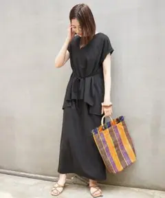 【新品】チャオパニックティピー 布帛ライクセットアップ ブラック 黒