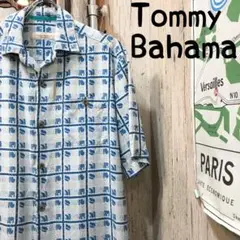 TommyBahama トミーバハマ シルク製アロハシャツ S 古着 (1758