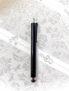 【中古】黒いタッチペン 金属製