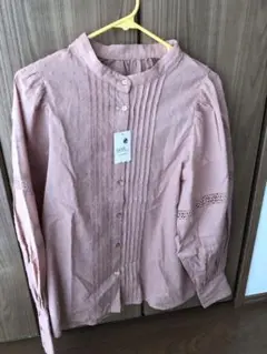 【新品】earth music&ecology テラコッタ 長袖ブラウス F
