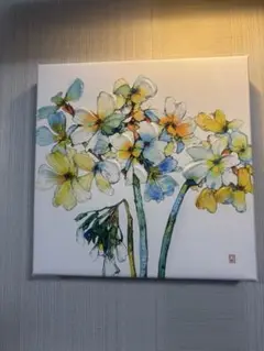 ❤️水彩画 風　花　正方形　新品！迅速発送！Francfranc