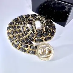 シャネル CHANEL ヴィンテージ チェーンベルト ココマーク アクセサリー