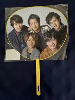 嵐　ARASHI ミニうちわ　集合　2016年 Are you Happy?
