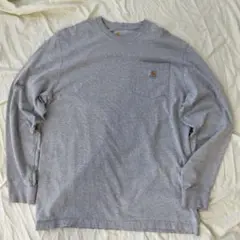 Carhartt グレー 長袖Tシャツ オリジナルフィット