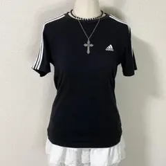 y2k ピチT adidasノームコア 海外 グランジ マクブリング ブラック