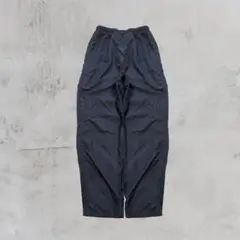 黒 ワンポイント ポリエステル ナイロンパンツ 90s Alizee
