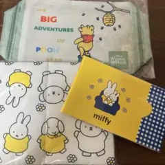 くまのプーさん＆ミッフィー 母子手帳用品セット