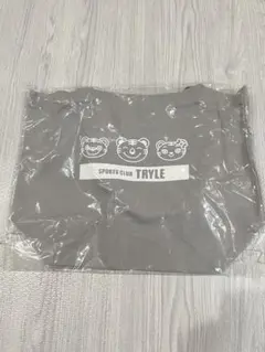 TRYLE 新品　スポーツクラブ トートバッグ グレー