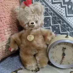 大きい テデイベア 70s ドイツ GDR くま ぬいぐるみ vintage 東