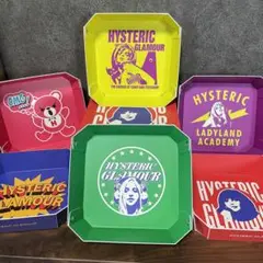新品　ヒステリックグラマー　トレイ・小物ケース6枚セット「ノベルティ・非売品」