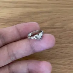 vintage silver925 heart ring