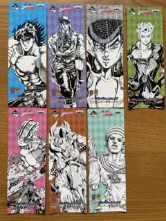 ジョジョの奇妙な冒険 アニバーサリーズ 一番くじ しおり7枚セット