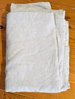 無印良品　掛け布団カバー　シングルサイズ　ストライプ綿100%