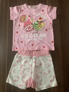 ミキハウス　ホットビスケッツ　ベビー　Tシャツ＆パンツセット　70