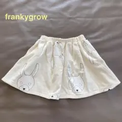 極美品＊frankygrow フランキーグロウ ウサギスウェットスカート LL
