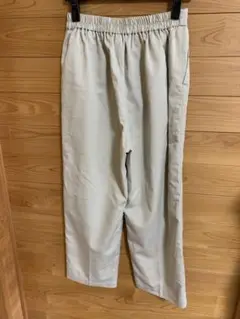 グレイル　ベージュ ストレートパンツ ウエストゴム入り　M