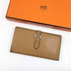 早い者勝ち HERMES エルメス ベアン デュプリ 三つ折り財布 長財布