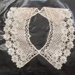 付け襟 ベージュ 内径約40cm