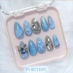 現品 ネイルチップ ちゅるん 埋めつくし アーモンド マグネット