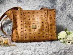 【美品】 MCM エムシーエム トートバック ヴィセトス柄 ショルダー メンズ
